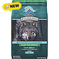 Blue Buffalo Wilderness for Large Breed Adult Dogs, Grain-Free Formula, with Salmon Natural 32% Protein Dry Food