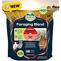 Oxbow Foraging Hay Blends Western Timothy & Teff,Hay for Rabbits, Guinea Pigs, Chinchillas, Small Pets