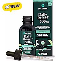 Pet Releaf USDA Organic Daily Releaf Hemp Oil 500mg for Dogs
