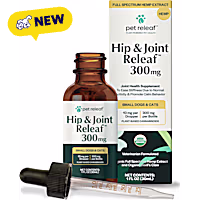 Pet Releaf USDA Organic Hip & Joint Hemp Oil 300mg for Dogs