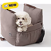 PawsPik Convertible Plush 3-in-1 Pet Carrier, Dog Travel Bed & Car Seat