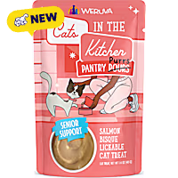 Cats in the Kitchen Pantry Pours Senior Support Salmon Bisque Lickable Cat Treat