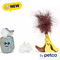 Leaps & Bounds Cute Trash 3-Piece Cat Toy Set