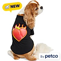 Reddy Flaming Heart Pet T-Shirt