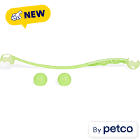 Leaps & Bounds Green Glow in the Dark Ball Launcher Dog Toy