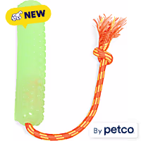 Leaps & Bounds Green Glow in the Dark Bumper Dog Toy