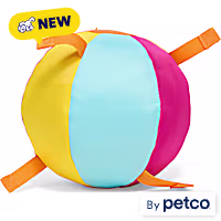 Leaps & Bounds Beach Ball with Grab Tabs Dog Toy