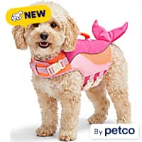 YOULY Dog Flotation Vest with Mermaid Tail