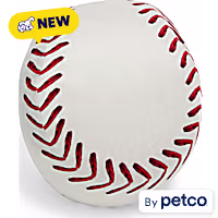 Leaps & Bounds Baseball Plush Dog Toy