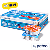 WholeHearted Grain-Free Chicken & Grain-Free Salmon Craveable Cuts Split Cup Cat Food Variety Pack
