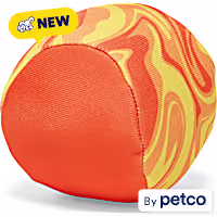 Leaps & Bounds Orange Floating Skip Ball Dog Toy