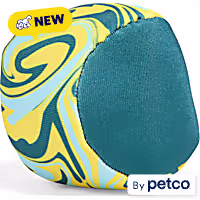 Leaps & Bounds Navy Floating Skip Ball Dog Toy