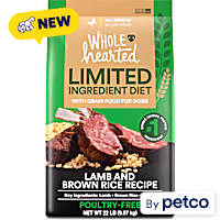 WholeHearted Limited Ingredient Diet Lamb & Brown Rice Recipe Dog Food