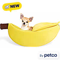 EveryYay Banana Hooded Cat Bed