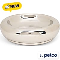 EveryYay Round Bubble Modern Stainless Steel Dog Bowl