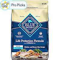 Blue Buffalo Life Protection Formula Chicken & Brown Rice Recipe Senior Dry Dog Food