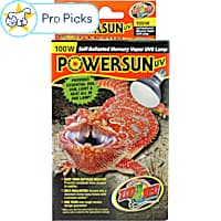 Zoo Med Powersun UV Self-Ballasted Mercury Vapor UVB Lamp