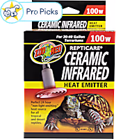 Zoo Med Repticare Ceramic Infrared Heat Emitters, 100 Watts