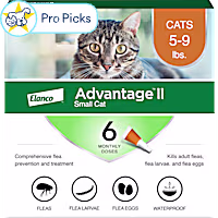 Advantage II Vet-Recommended Flea Treatment & Prevention for Small Cats