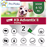K9 Advantix II Vet-Recommended Flea, Tick & Mosquito Treatment & Prevention for Small Dogs