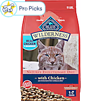 Blue Buffalo Wilderness High-Protein, Grain-Free Weight and Hairball Control Chicken Natural Dry Food for Adult Cats