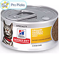 Hill's Science Diet Adult Urinary & Hairball Control Savory Chicken Entree Canned Wet Cat Food