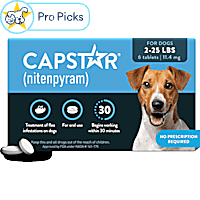 Capstar Flea Tablets for Dogs 2-25 lbs.