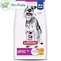 Hill's Science Diet Senior 7+ Small Breed & Mini Breed Chicken Meal, Barley & Brown Rice Recipe Dry Dog Food