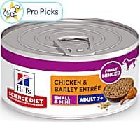 Hill's Science Diet Adult 7+ Small & Mini Chicken & Barley Entree Canned Wet Dog Food