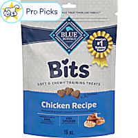 Blue Buffalo Bits Made with Natural Ingredients & Enhanced with DHA Soft Dog Treats