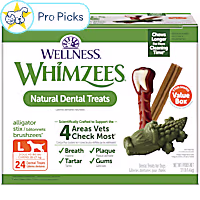 Whimzees Large Natural Dental Value Box Dog Treats