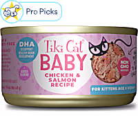 Tiki Cat Baby Chicken & Salmon Recipe Wet Kitten Food
