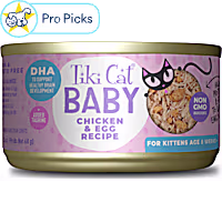 Tiki Cat Baby Chicken & Egg Recipe Wet Kitten Food