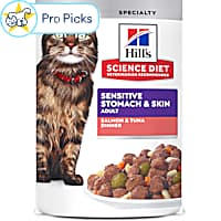 Hill's Science Diet Adult Sensitive Stomach & Sensitive Skin Salmon & Tuna Cat Food