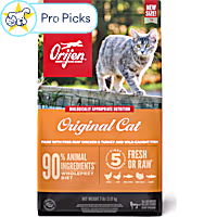 ORIJEN Original Chicken & Turkey and Wild-Caught Fish Dry Cat Food