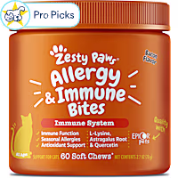 Zesty Paws Bacon Allergy & Immune Bites for Cats