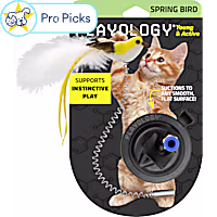 Playology Suction Cup Spring Bird Cat Toy