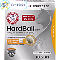 Arm & Hammer Hardball No-Mess Scooping, Clumping, Lightweight Multi-Cat Litter