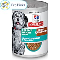 Hill's Science Diet Adult Perfect Weight & Joint Support Hearty Vegetables and Tuna Stew Dog Food