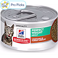 Hill's Science Diet Adult Perfect Weight Vegetable & Turkey Medley Canned Cat Food