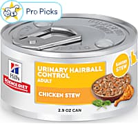 Hill's Science Diet Adult Urinary Hairball Control Chicken & Vegetable Stew Wet Cat Food