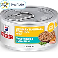 Hill's Science Diet Adult Urinary Hairball Control Vegetable & Tuna Stew Wet Cat Food