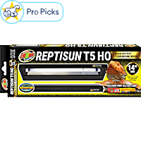 Zoo Med ReptiSun T5 HO Terrarium Hood with 10.0 Bulb, 14" L