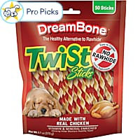 DreamBone Twist Sticks Rawhide-Free Chews for Dogs