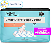 Pet Life Unlimited SmartStart Puppy Pads, 22" X 22", Large, Count of 30