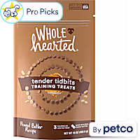 WholeHearted Grain-Free Tender Tidbits Peanut Butter Recipe Dog Training Treats