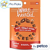 WholeHearted Chicken Flavor Soft-Filled Bites Cat Treats