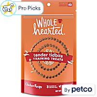 WholeHearted Grain-Free Tender Tidbits Chicken Recipe Dog Training Treats