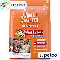 WholeHearted Grain Free Senior Chicken Recipe Dry Cat Food