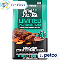 WholeHearted Limited Ingredient Diet Duck & Sweet Potato Recipe Dog Food